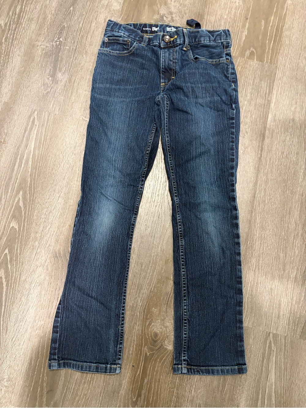 Urban Pipeline Ultimate Flex Slim Fit Jeans Boys Size 12 Reg Dark Wash Adjustabl